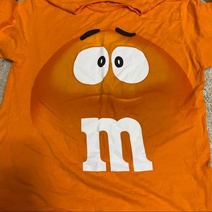 M&M’s orange t-shirt